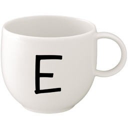 Villeroy & Boch Kubek z literą E Letters