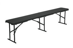 SKŁADANA ŁAWKA OGRODOWA 183 CM ANTRACYT NILS CAMP