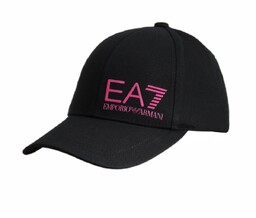Czapka z daszkiem bejsbolówka EA7 Emporio Armani Czarna