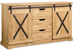 Komoda Dębowa Loftowa X-oak nr 3