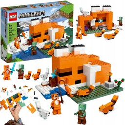 LEGO MINECRAFT 21178 KLOCKI SIEDLISKO LISÓW PREZENT
