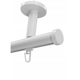 Karnisz szynowy pojedynczy sufitowy aluminiowy 20 mm 120