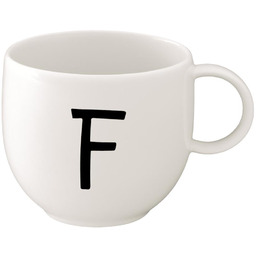 Villeroy & Boch Kubek z literą F Letters