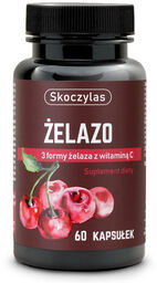 Skoczylas Żelazo, 3 formy z witaminą C, 60