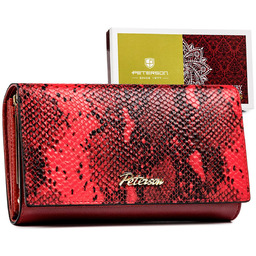 Skórzany damski portfel Peterson PTN SM-466