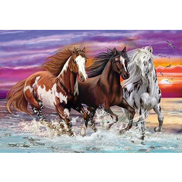 Schmidt Spiele 56356 Wild Horse Trio, 200 pieces