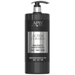 Apis Action For Men Żel nawilżający do mycia