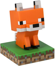 Lampka Minecraft - Siedziący Lis