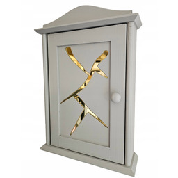 Szafka na klucze, skrzynka, organizer, drewno, luksusowy, Jasny