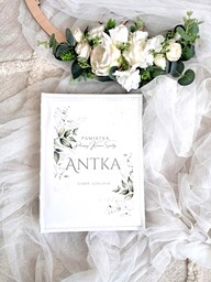Komunijny album LISTKI z personalizacją, prezent na Komunie,