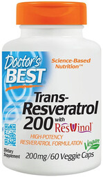 DOCTOR''S BEST Trans-Resveratrol 200 60vegcaps