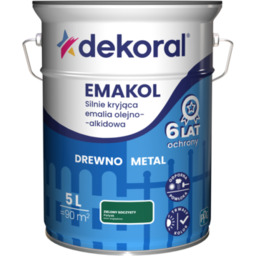Emalia olejno-alkidowa EMAKOL Zielony soczysty 5 l Dekoral