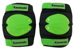 Kawasaki ochraniacze na łokcie i kolana zielone S