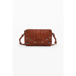 Średnia torba na ramię z haftami