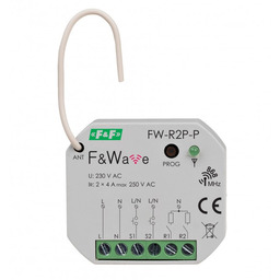Przekaźnik bistabilny wielofunkcyjny 2-kanałowy F&Wave F&F FW-R2P-P