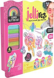 Famosa Super Glitter Zestaw do Tworzenia Biżuterii, Wielokolorowy,