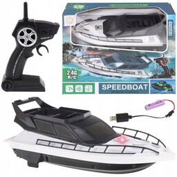 Motorówka zdalnie sterowana przycisk Speed łódka RC 2.4