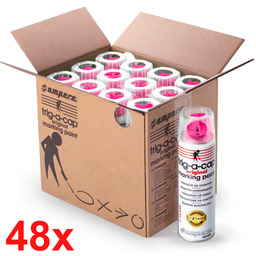 AMPERE Farba geodezyjno-budowlana różowa 500ml FLUO TRIG-A-CAP ORIGINAL