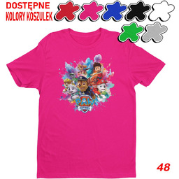 Dziecięca Koszulka Z Nadrukiem Psi Patrol Duży Wybór