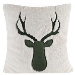 Poszewka bożonarodzeniowa futrzana z reniferem PSWA-258