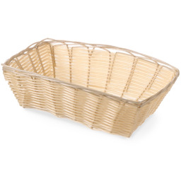 KOSZYK PROSTOKĄTNY Z POLIRATTANU 225x150x65 mm HENDI 426807