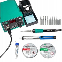 Zestaw do lutowania: Stacja grotowa Yihua 937D+ 75/120W