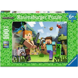 RAVENSBURGER Puzzle Minecraft 12004176 (100 elementów)