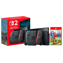 Nintendo Switch 2 Joy-Con Czarny + Mario Tennis