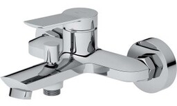 CERSANIT Bateria wannowo-prysznicowa ścienna NATIS jednouchwytowa chrom S951-822