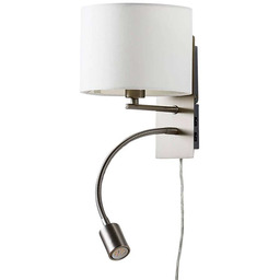 Lindby - Florens Lampa Ścienna White/Nickel