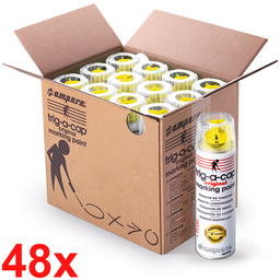 AMPERE Farba geodezyjno-budowlana żółta 500ml FLUO TRIG-A-CAP ORIGINAL