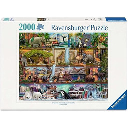 Ravensburger Puzzle 16652 Ravensburger Świat Zwierząt 2000 Elementów