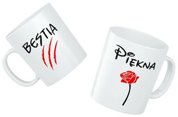 Zestaw Dwóch Kubków Dla Pary - Piękna Bestia