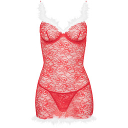 Mikołajka koszulka damska - Kristinella babydoll & thong