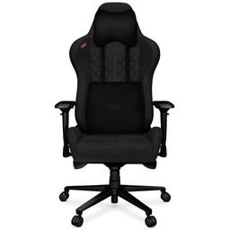 YUMISU Fotel gamingowy 2050 Tkanina Czarny