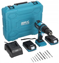 Wiertarko-wkrętarka Akumulatorowa 18V 2*2.0AH Sasall DED7030A02 Dedra
