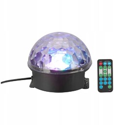 Kula lampa Disco dyskotekowa Ø18 cm pilot