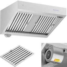 Okap gastronomiczny ścienny z silnikiem 100 cm 1000