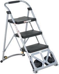 Składany wózek transportowy z drabinką