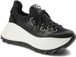 Carinii Czarne Sneakersy Modne Obuwie Damskie
