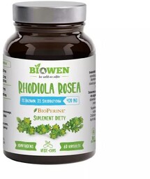 Biowen Rhodiola Rosea 420 mg, 60 kapsułek
