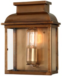 Elstead Lampa zewnętrzna Old Bailey, mosiądz