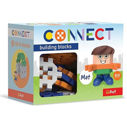 Trefl - Connect: Klocki Zestaw Pocket Boy, Mat