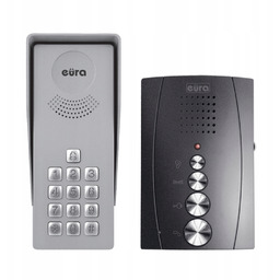 Domofon jednorodzinny Eura-Tech ADP-38A3 grafitowy Szyfrator Kod