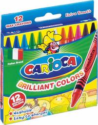 Kredki świecowe 12 kolorów CARIOCA - X00672