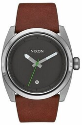 zegarek Nixon - Kingpin Leather Silver Brown (1113)