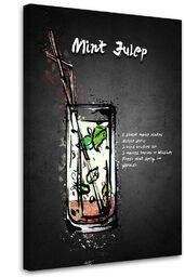Obraz na płótnie, Koktajl mint julep - Gab