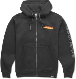 bluza ETNIES - Sc Flame Tech Hoodie Black
