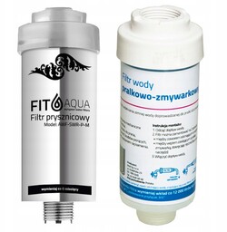 Filtr Do Wody Prysznicowy Chrom Pralkowy Fitaqua