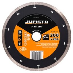 Tarcza diamentowa pełna 200 x 1,6 x 25,4